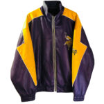 Minnesota Vikings Purple And Yellow Leather Jacket