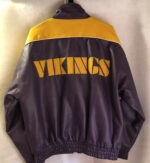 Minnesota Vikings Purple And Yellow Leather Jacket