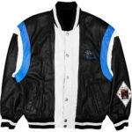 NFL Carolina Panthers Carl Banks Leather Jacket