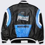 NFL Carolina Panthers Carl Banks Leather Jacket