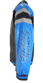 NFL Carolina Panthers Carl Banks Leather Jacket