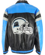 NFL Carolina Panthers Carl Banks Leather Jacket