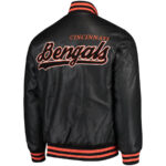 NFL Cincinnati Bengals G-III Sports Leather Jacket
