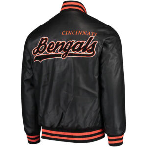 NFL Cincinnati Bengals G-III Sports Leather Jacket