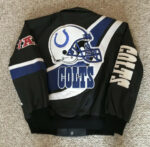 NFL Indianapolis Colts Jeff Hamilton Leather Jacket