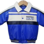 NFL Indianapolis Colts Multicolor Leather Jacket