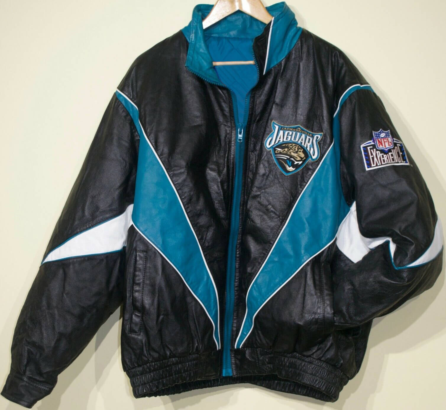 NFL Pro Player Jacksonville Jaguars Leather Jacket (1) NFL Pro Player Jacksonville Jaguars Leather Jacket