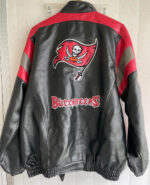 NFL Tampa Bay Buccaneers Bomber Leather Jacket