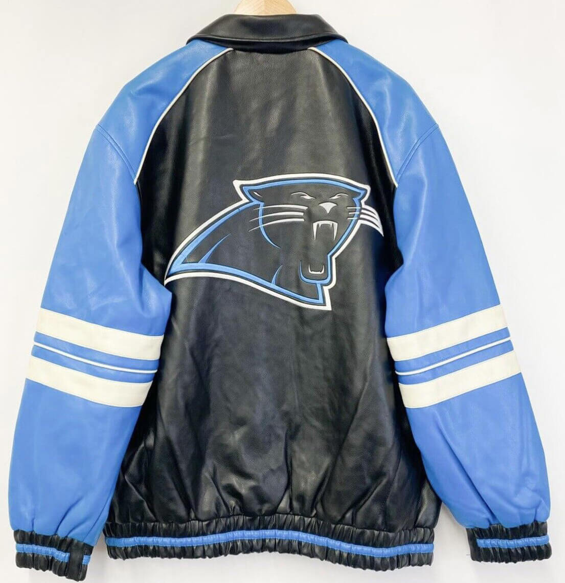 NFL Team Carolina Panthers Leather Jacket - Maker of Jacket