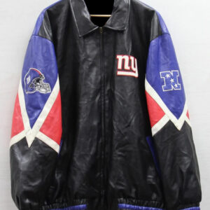 New York Giants G-III Carl Banks Leather Jacket
