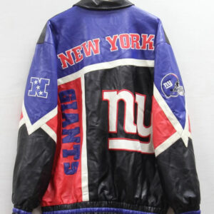 New York Giants G-III Carl Banks Leather Jacket
