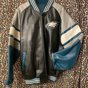 Philadelphia Eagles Football Leather Jacket