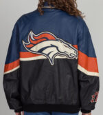 Vintage Denver Broncos Jeff Hamilton Leather Jacket