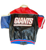 Vintage Jeff Hamilton New York Giants Leather Jacket