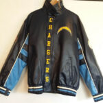 Vintage Los Angeles Chargers Football Leather Jacket
