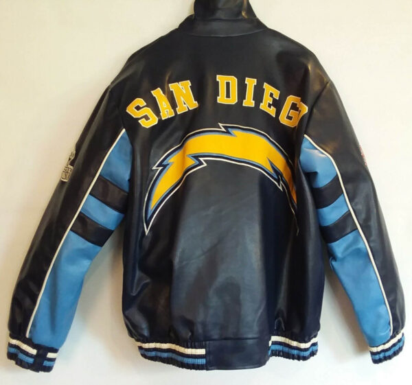 Vintage Los Angeles Chargers Football Leather Jacket