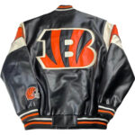 Vintage NFL Cincinnati Bengals Football Leather JacketVintage NFL Cincinnati Bengals Football Leather Jacket