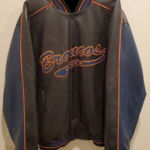 Vintage NFL Denver Broncos Leather Jacket