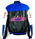 Vintage NFL G-III Carl Banks NY Giants Leather Jacket