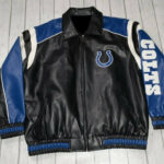 Vintage NFL Indianapolis Colts Football Leather Jacket