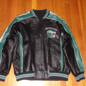 Vintage NFL Philadelphia Eagles Football Leather Jacket