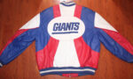 Vintage NY Giants Football Leather Jacket