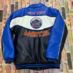 Vintage New York Mets MLB Leather Jacket