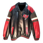 Vintage Tampa Bay Buccaneers Football Leather Jacket