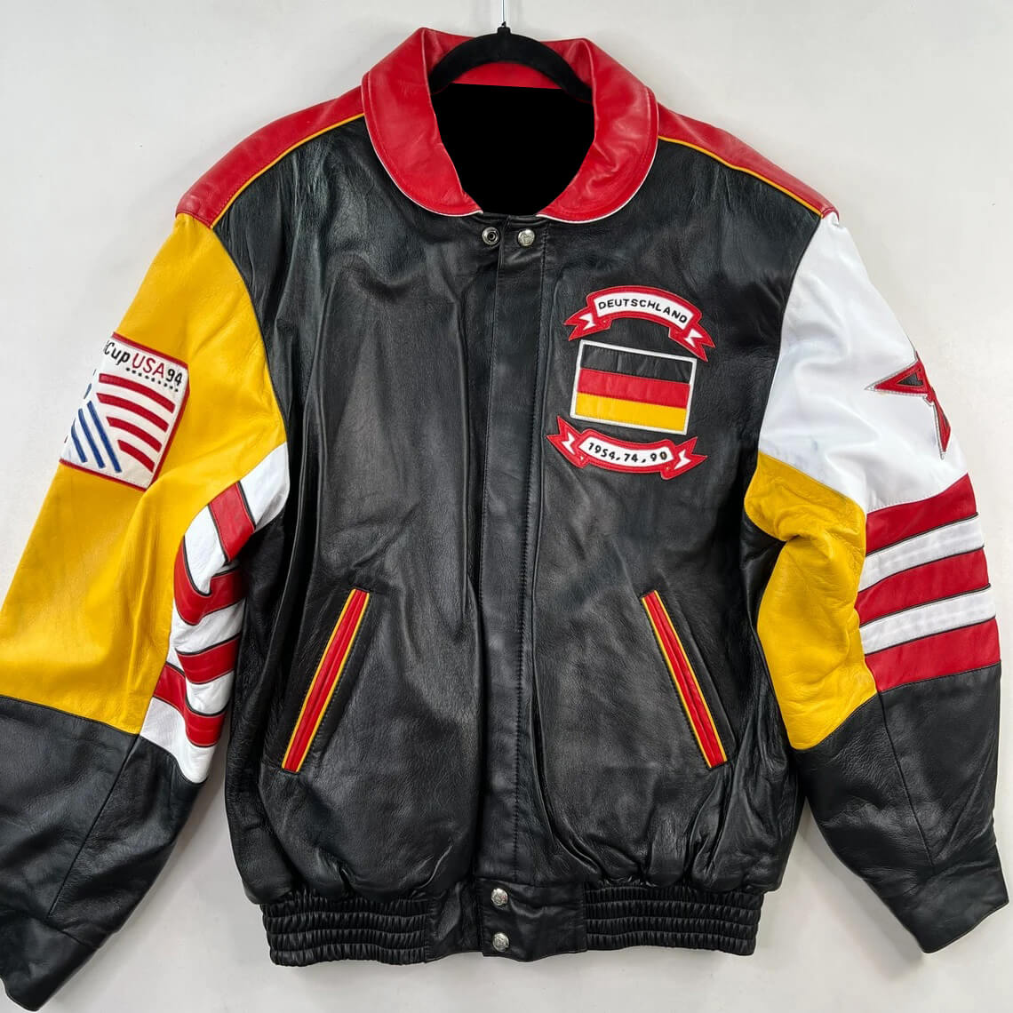 1994 Germany Jeff Hamilton Leather Jacket (1) 1994 Germany Jeff Hamilton Leather Jacket