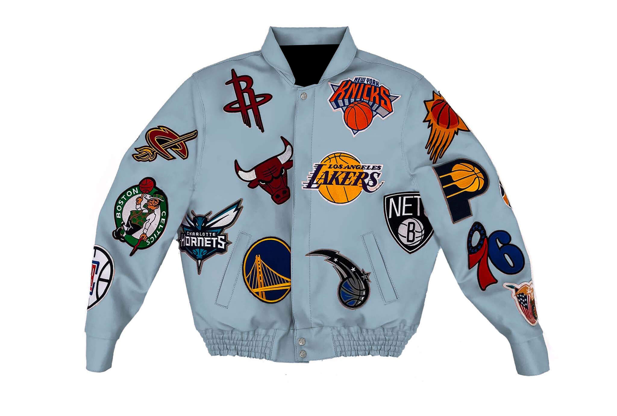 Maker of Jacket Men Jackets Jeff Hamilton NBA Teams Vintage Wool Leather