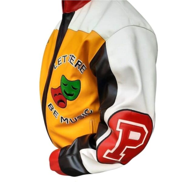 Idol Maker Let There Be Music Rap 8 Ball Leather Jacket
