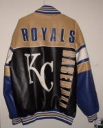 MLB Baseball Team Kansas City Royals Leather Jacket