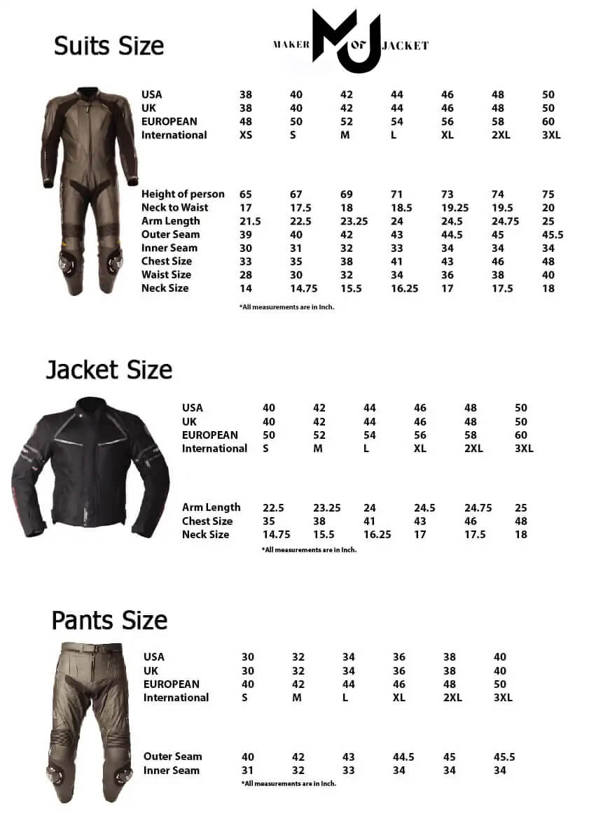 Update 161+ royal enfield jacket size chart best - jtcvietnam.edu.vn