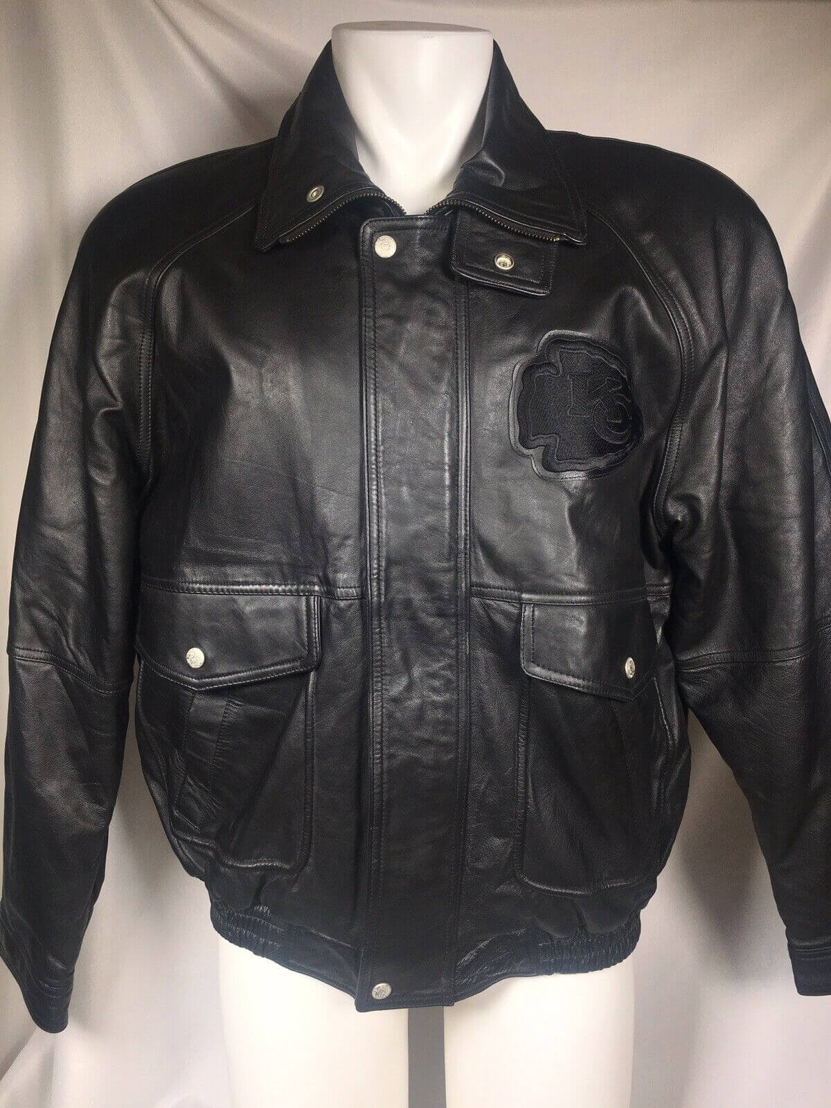 NFL Football Team Kansas City Chiefs Leather Jacket (1) NFL Football Team Kansas City Chiefs Leather Jacket