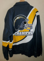NFL Los Angeles Chargers Jeff Hamilton Leather Jacket
