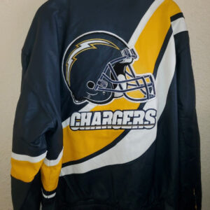 NFL Los Angeles Chargers Jeff Hamilton Leather Jacket