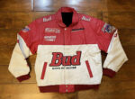 Nascar Bud Racing Jeff Hamilton Leather Jacket