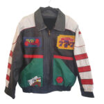 Oscar Piel Jackpot Gaming Dice Cards Leather Jacket