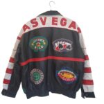 Oscar Piel Jackpot Gaming Dice Cards Leather Jacket