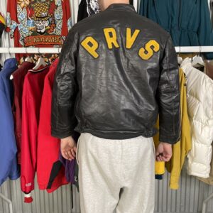 Pictou Regional Vocational School Black Leather Jacket