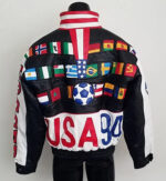 Vintage 1994 USA World Cup Leather Jacket