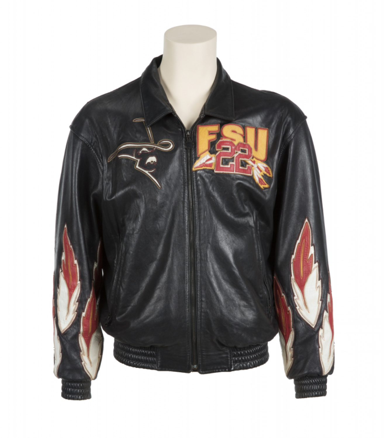 Burt Reynolds Florida State University Leather Jacket Maker of Jacket