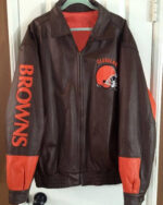 Cleveland Browns NFL G-III Carl Banks Leather Jacket
