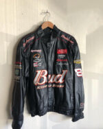 Dale Earnhardt Jr Black NASCAR Budweiser Jacket