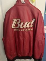 Dale Earnhardt Jr NASCAR Red Budweiser Jacket