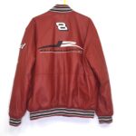 Dale Earnhardt Jr Red Budweiser Leather Jacket