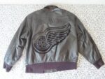 Detroit Red Wings Jeff Hamilton NHL Leather Jacket