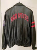 Detroit Red Wings NHL Vintage Leather Jacket