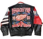 Stanley Cup Champ Detroit Red Wings Leather Jacket
