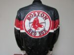 MLB Team Boston Red Sox Leather Jacket